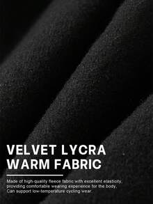 X-TIGER Men's Winter Cycling Bib Pants With Zipper Pockets, Cold-Proof And Warm 5D Thickened Cycling Leggings, Cycling Pants, Cycling Trousers - Black - View 3