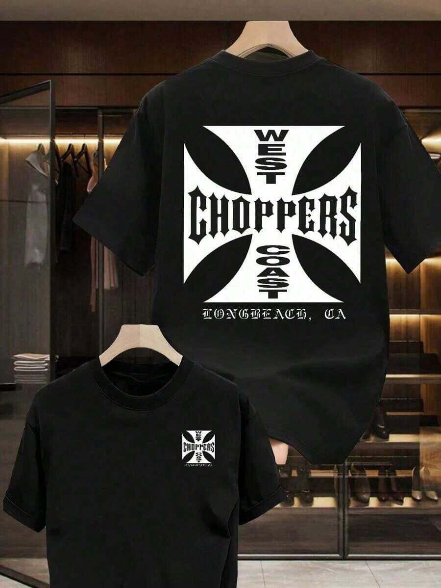 Camisetas gráficas para hombres, ideales para el día a día, un regalo creativo unisex para él, diseño streetwear, cómodas y casuales - Negro - Ver 1