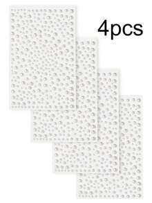 1 قطعة ملصقات لؤلؤية لاصقة ذاتيًا، ملصقات لؤلؤية لاصقة ذاتيًا للشعر والمكياج والباروكات وأعياد الميلاد والأعياد والأيام العادية ملصقات ثلاثية الأبعاد، ملصقات زخرفية لاصقة ذاتيًا للربيع والصيف والخريف والشتاء، طقم تصفيف الشعر، لمستلزمات السفر الجمالية لصالون الحلاقة، أدوات تصفيف الشعر وملحقات الشعر - أبيض - مشاهدة 6