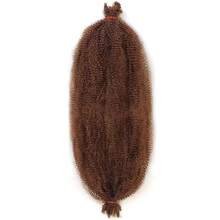 6packs Elastic African Braiding Hair Fluffy Spiral Curly Dreadlocks Hair Extensions - Dark Brown - View 16