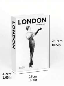 1 pieza/3 piezas Decoración de libros falsos plegables de moda, libros falsos de diseñador modernos, adecuados para el hogar, la sala de estar, el escritorio, la decoración de paredes, aplicables a varias escenas (habitación/sala de estar/mesa/gabinete de TV/pasillo/estantería/escritorio de oficina/gabinete/tienda/área de trabajo/unidad de exhibición), conjunto de decoración de escritorio de oficina de lujo con libros falsos, caja de almacenamiento de libros falsos de diseñador con estilo