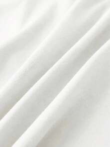 Dog Motif Print, 100% Cotton, Figure-Hugging, Fashionable Women's Short-Sleeved Shirt - 白色 - 查看 5