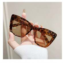 1 Pair Women's Square PC Frame Retro Clear Lens Glasses - Multicolor - View 1