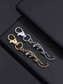 1 móc khóa hình báo thời trang cổ điển châu Âu và Mỹ tối giản, phụ kiện mặt dây chuyền, thích hợp cho chìa khóa xe hơi, túi xách và đồ trang trí của nam giới, phụ kiện Halloween, ý tưởng quà tặng Giáng sinh cho Ngày nhà giáo, phụ kiện túi xách, phụ kiện ô tô cho bạn bè, chị em gái - Nhiều màu - Xem 7
