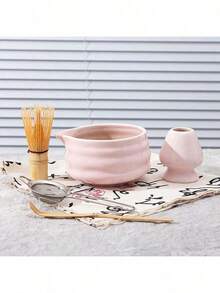5件套日式抹茶碗、抹茶筅、抹茶勺、抹茶刷、陶瓷茶杯套装、抹茶冲泡工具、返校套装、节日礼盒、万圣节礼盒 - 日式抹茶筅套装 - 抹茶套装包含抹茶筅和抹茶碗（带嘴抹茶碗）、抹茶筛、抹茶筅架和抹茶勺 - 精致竹制抹茶筅，送给抹茶爱好者的绝佳礼物 - 彩色 - 查看 12