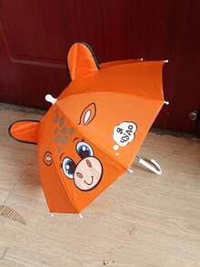 1把可爱卡通折叠伞，舞蹈道具伞，适合沙滩、露营、户外活动，方便携带，春夏必备，伴娘礼物，房间、卧室装饰，海滩、旅行，男女皆宜，度假必备 - 多色 - 查看 9