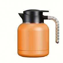 1500ml/50oz 保温咖啡壶、保温壶、不锈钢双层保温真空瓶、水壶咖啡服务器和饮料分配器、保温咖啡壶，用于保持热/冷饮料水茶咖啡分配器 - 彩色 - 查看 9