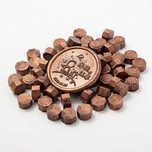 200 颗/包八角形封蜡珠，用于印章、手工制作卡片信封装饰、婚礼请柬、礼品包装、信封封口、派对请柬、剪贴簿、火漆封蜡珠 DIY - 多色 - 查看 25