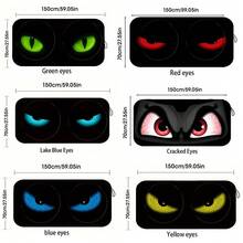Easypie Selection 1 tấm che nắng ô tô thời trang mắt đỏ - Chống tia UV, có thể gập lại, chất liệu TPU, phù hợp cho xe SUV và Sedan, thiết kế dành cho bãi biển và vùng ven biển. - Một cỡ - Xem 3