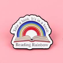 1pc Cartoon Slogan Enamel Lapel Pin - Cute Badge For Backpacks And Clothes Jewelry Costume Accessories Bag Charms Office Accessories