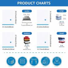 Transparent Vacuum Compression Storage Bags, Modern Home Use Vacuum Compressed Organizer Bags, Multi-Combination, For Clothes, Blanket, Shirt, Travel Accessories, Lightweight Travel Dust Proof Bags, Ideal For Travel And Home Storage, Space-Saving Bags