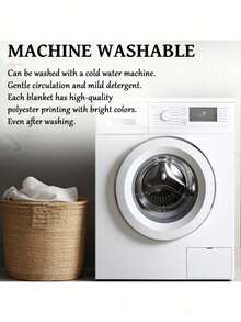 Clown Plims Blanket Cover Flannel Lightweight Thin Throw Blankets For Outdoor Travel Bedspread.Jpg - White1 - View 5