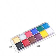 1pc 12/20/26 Colors Face Body Paint, Vivid & Saturated, Waterproof & Sweat-Proof, Suitable For Halloween, Christmas, Carnival, Cosplay - Single Piece - View 4