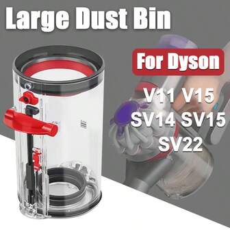 大型集尘桶适用于 V11 V15 SV14 SV15 SV22 吸尘器备用替换集尘桶罐清扫