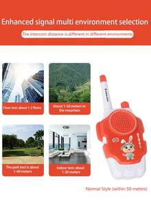 New Walkie Talkie 2pcs Kids Long Distance Electronic Toys Children Baby Radio Phone For Boys Girls Christmas Birthday Gift - Multicolor - View 11