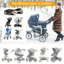 Stroller Hand Muff, Winter Extra Thick Pushchair Gloves Keep Warm For Parents And Caregivers In Cold Weather Anti-Freeze Windproof Snow-Proof
