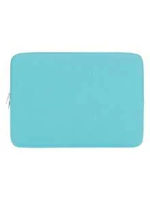 1pc Polyester Solid Color Large Capacity Fully Enclosed Sleeve Tablet Storage Pouch, Suitable For 11/13/14/15/16/17 Inch Tablet, Lightweight, Zipper Design