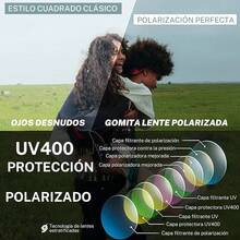 Gafas de Sol Deportivas Hombre y Mujer,Gafas Deportivas Ciclismo,Protección UV400,Adecuadas Senderismo,Deportes,Pesca,Ciclismo,Etc - Negro + Naranja - Ver 3