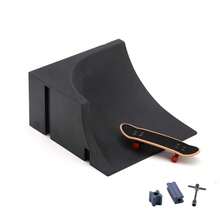 Fingertip Toys 6-In-1 Finger Skatepark With Finger Skateboard Kits Slope Slide Staircase Track Ramps With Finger Pants&Finger Roller Skates(Finger Skateboarding Send At Random Color, Random Style)