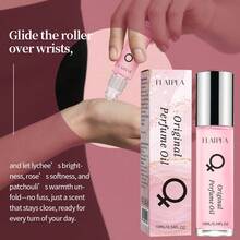 0.34oz Women's Perfume With Roller Ball, Long-Lasting Confident Floral Fragrance, Suitable For Travel And Holiday Gifts - Rose, Violet, Patchouli, Lychee - View 2