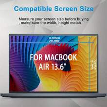 13-Inch Anti-Glare, Anti-Blue Light Privacy Film With 360° Privacy Protection And Eye-Friendly Design. Compatible With MacBook Models A1932/2179/1706/1708/1989/2159/2289/2251/2337/2338/(M2) - Black - View 10