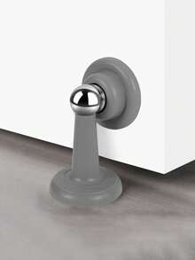 1/2/3pcs Strong Magnetic Door Stopper, Magnetic Door Stoppers For Bottom Of Door Magnetic Door Stop, Double-Sided Adhesive Tape,Decorative Matte Black Door Stopper, Noise Reduction Silicone Made, Easy Install No Drilling - Multicolor - View 10