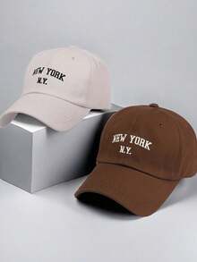 2pcs Unisex Baseball Cap, Suitable For Everyday Casual Wear, All Seasons - Multicolor 1 - View 9