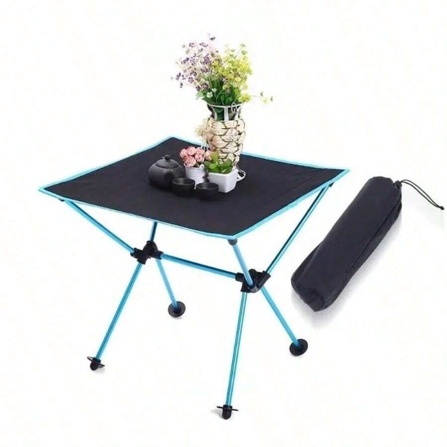 Aluminum Folding Camping Table Portable Durable For Outdoor Barbecue Picnic - Multicolor - View 1