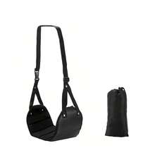 1 件便携式旅行脚凳，高度可调 - 优质泡沫脚凳，有助于改善血液流动，缓解疲劳，防止肿胀挂带，适用于飞机、办公室、户外和汽车、学校用品、返校