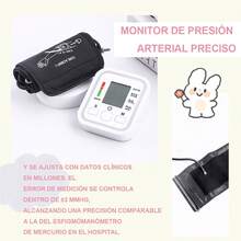 Digital Blood Pressure Monitor, Blood Pressure Monitor, Atrial Pulse, Health Protection, Three-Piece Set, Precision Pressure Measurement, Blood Pressure Measurement - White - View 9