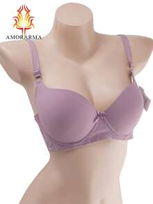 6pcs  Tamaño de copa B  Casual-Cómodo  Bonito-Inocente  Bonito-Dulce  Romántico-Francés  Casual-Casual  Sujetador con aro  Almohadillas No Extraíbles  Suave  Pana  Push Up  Confortable  Se estira  Alto Soporte  Soporte Medio  Sostén para mujeres - Multicolor - Ver 7