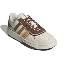 阿迪达斯新款三叶草舒适轻便时尚男女滑板鞋COURTIC经典薄底耐穿日常通勤滑板鞋简约设计百搭休闲低帮平底鞋情侣推荐JQ3153 - 米棕色 - 查看 1