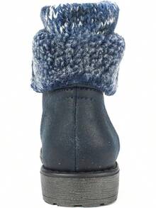 Bota de estilo para senderismo para mujer - Duena - Azul marino/Tela/Forro polar - Ver 5