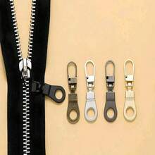 5pcs Zipper Slider Puller Instant Zipper Repair Kit Replacement ForBroken Buckle Travel Bag Suitcase Clothes Zipper Head