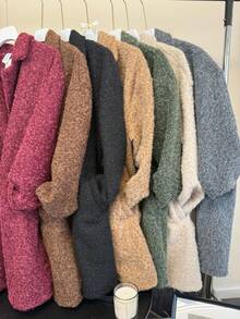 Women Winter Coats - Army Green - View 4