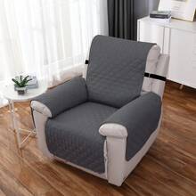 1 pieza Funda para sofá reclinable, amigable con las mascotas, lavable a máquina, cojín de sofá con relieve ultrasónico, adecuado para sala de estar moderna u oficina en casa