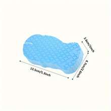 1 قطعة/4 قطع إسفنجة استحمام مقشرة الوجه - مقشرة سمكة ثقيلة الوزن، تنظيف الجسم وإزالة الجلد الميت، إسفنجة استحمام سريعة التجفيف، أبيض ناعم، رمادي، أزرق، وردي، لاستخدام الحمام والسبا والصالون - مقشر، سطح مزخرف، إسفنجة مقشرة متينة