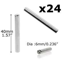 2Set (24pcs/Set) Replacement Shelf Dowel Pins Pegs For  Part 101324 (Ivar Bookshelf) - Silver - View 2