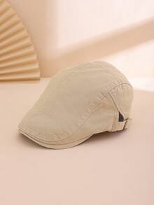 1pc Women's Solid Color Washed Retro Fashion Baseball Cap, Suitable For Daily Casual Outfits, All Seasons - Black - View 6