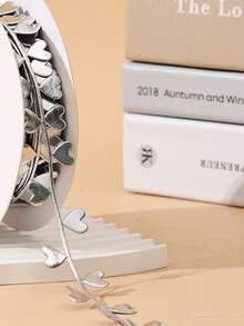 1pcValentine's Day Colorful Bilateral Heart Yarn Ribbon Diy Bow Hair Accessories Flowers Gift Decorative Packaging Materials