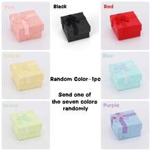 20pcs/18pcs/15pcs/10pcs/9pcs/5pcs/1pc Pink Cardboard Jewelry Box, Jewelry Gift Boxes, Rings Necklace Bracelet Earring Storage Box, Birthday Festival Gift Packing Box For Girls,Room Decor - Pink - View 11