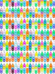1/12/36pcs Random Color Creative Keychain Pendant, Ideal Gift For Friends And Family, Perfect For Daily Matching, Suitable For Any Occasion Or Holiday, Suitable For Backpack Enthusiasts, Art Lovers, Easter, Autumn Home Decor, Christmas Decor, Room Decor - Multicolor - View 8