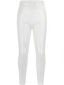 Kids Girls Dance Pants Gymnastic Shiny Metallic Dance Leggings Skinny For Performances Costume - Hồng - Xem 6