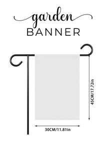 SRH 1pc Customizable Garden Flag With Halloween Theme Background, Personalized Text, Multiple Fonts And Color Options, Or Upload Custom Image (Halloween, Christmas Party Scene, Atmosphere Photo Etc.), Customize Your Own Style Garden Flag For Home, Garden, Outdoor Decor, Bedroom Decor, Halloween Decoration