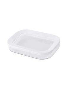 Recipiente de cocina de 3 capas, caja de almacenamiento de alimentos hermética y transparente, organizador de alimentos rebanados para el refrigerador, recipiente apilable para preparación de alimentos para carne, queso, jamón, rebanadas, salami, trozos de alimentos, frutas y verduras, organizador de refrigerador de cocina, a prueba de fugas y reutilizable, recipiente de alimentos, organización y almacenamiento de cocina, interior, exterior, camping, regalo de Halloween, Navidad