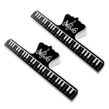 5 Core Music Sheet Holder Clip Pair Durable Page Holder - 黑色 - 查看 8