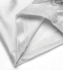 Kids Girls Dance Pants Gymnastic Shiny Metallic Dance Leggings Skinny For Performances Costume - Hồng - Xem 9