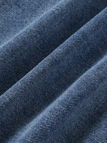 1pc Young Boy Casual Street Style Denim Jacket, New Arrival For Autumn/Winter