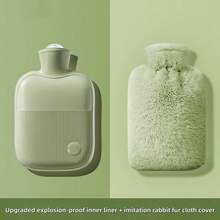 Cirelle 1个装500ml/1000ml/2000ml注水PVC热水袋，防爆，带可爱毛绒套 - 彩色 - 查看 15