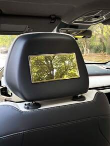 Stainless Steel Car Sun Visor Makeup Mirror, Car Interior Decorative Mirror, Car Vanity Mirror